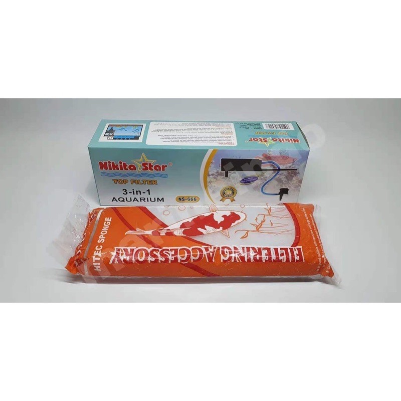 Nikita Star 666 Top Filter Package + Nikita Star Hitech Foam