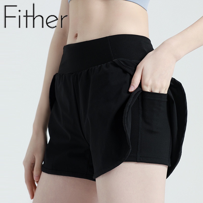 Fit.HERกางเกงกีฬา กางเกงโยคะ เอวสูง ไร้รอยต่อ แห้งเร็ว สําหรับผู้หญิง