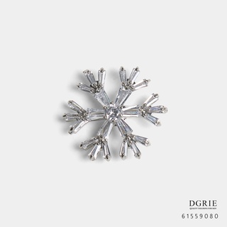 Diamord SnowFlake Brooch-เข็มกลัดเพชรเกล็ดหิมะ