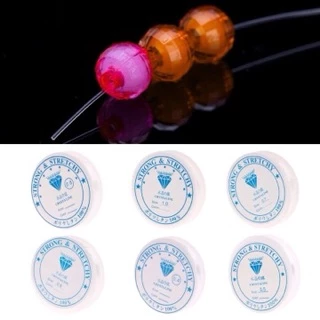 เอ็นยืดร้อยลูกปัดสีใส