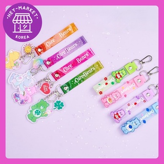 [Daiso Korea] CareBears สายคล้อง และสายคล้องพวงกุญแจ / Care bears / rainbow bears / keyholder / bag straps / สายรัดกระเป๋าเดินทาง