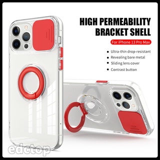เคสโทรศัพท์มือถือแบบใส กันกระแทก พร้อมแหวนขาตั้ง สําหรับ Iphone13 Pro Max 13 13Pro Iphoen I13 Mini