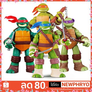 (🎉พร้อมส่ง🎉) โมเดล นินจาเต่า 4ตัว TMNT Ninja Turtles ของเล่นสะสม ของขวัญ