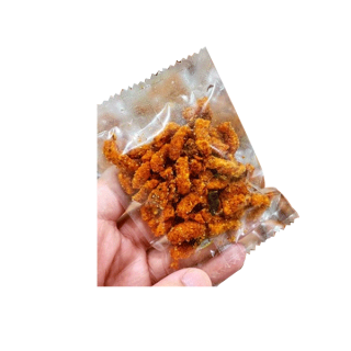 โปรโมชั่น : กากหมูโครตอร่อย มีหลายรสชาติให้เลือกทาน