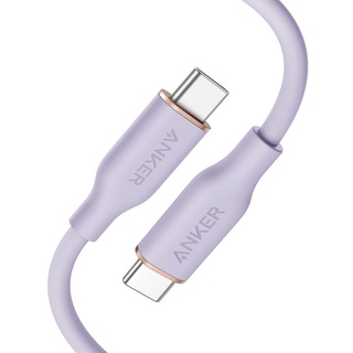 Anker 643 สาย USB-C เป็น USB-C (ไหล, ซิลิโคน) / PowerLine III Flow USB-C เป็น USB-C สายเคเบิล, สายซิลิโคนผูก