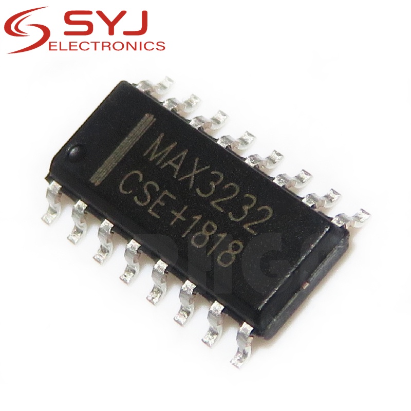 ชิ้นส่วนอิเล็กทรอนิกส์ 10 ชิ้น Max3232Cse Max 3232 Max3232Ese Sop - 16 Rs - 232 Interface Ic 3-5 . 5
