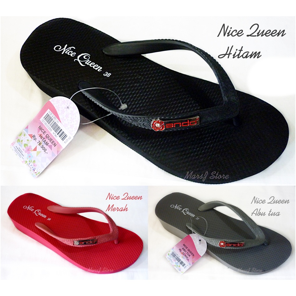 Ando WOMEN& 39;S RUBBER JEPT SANDALS - NICE QUEEN