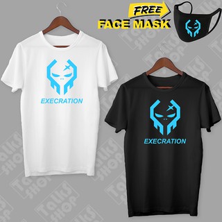 EXECRATION ESPORTS TSHIRT ขนาดมือถือคุณภาพสูง (M-L-XL) ตํานานมือถือ &lt;;b