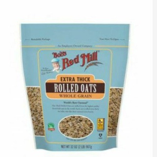 ( พร้อมส่ง )Bobs Red Mill  Organic Rolled Oats Thick 907 g