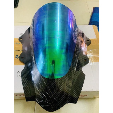 ชิวหน้าแต่ง ตรงรุ่น R15 NEW ทรงโหนก อคิลิค ชิวหน้ารถมอเตอร์ไซค์ NEW R15 2017-2020 ดำ/ใส/ปรอท-เฟล่า/ด