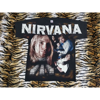 NIRVANA BOOTLEG OVP OVERPRIN งานใหม่ทำเก่า สกีนเต็มหน้าหลัง ไร้ตะเข็บข้าง