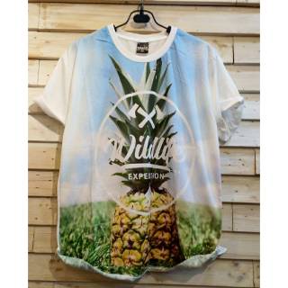 เสื้อยืดแขนสั้นพิมพ์ลายสับปะรด 3d Wildlife Bangkok