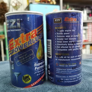 สารเสริมประสิทธืภาพในเครื่องยนต์EZI Extra Powerlube Blue ขนาด 326ml (ส่งออก)