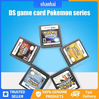 การ์ดเกม Pokemon Platinum แบบพกพาสำหรับ DS 2/3DS NDSI NDS NDSL Lite