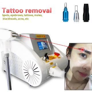 Tattoo removal 1064nm &amp; 532nm Q Switched nd Yag Laser machine for tattoo removal eyebrow pigment wrinkle removal black d