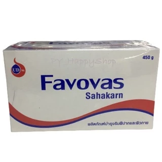 Favovas Petroleum Jelly 450g. ฟาโววาส ปิโตรเลียม เจลลี่ 450ก. ผลิตภัณฑ์บำรุงผิวปากและผิวกาย