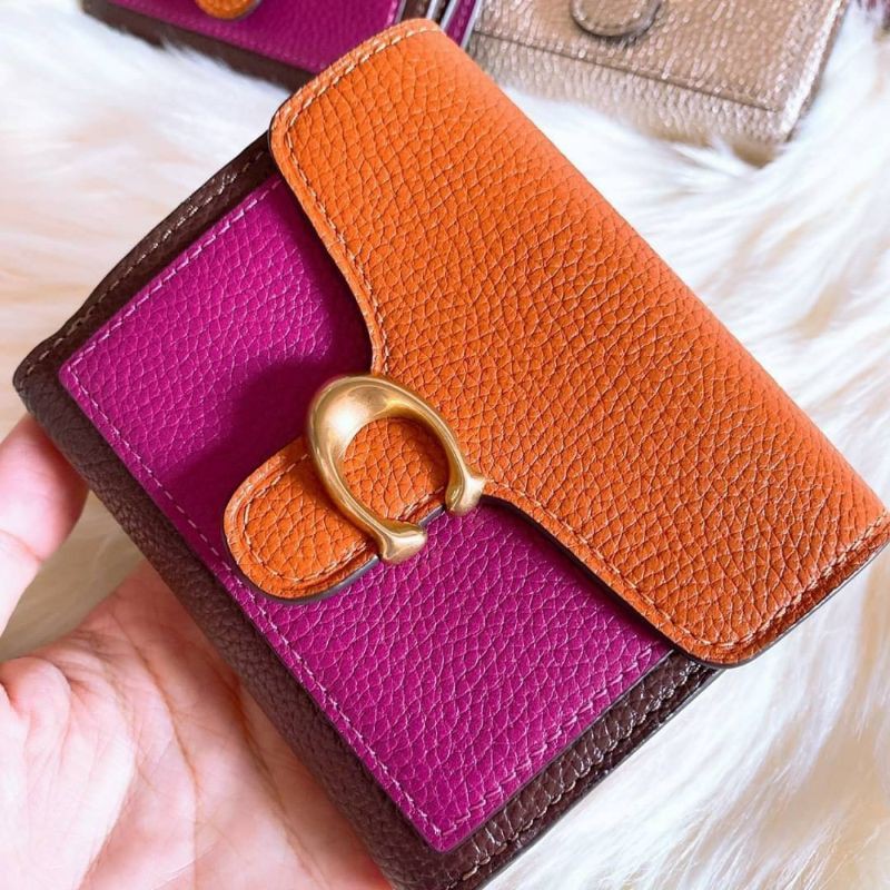 Coach Tabby Small Wallet in Colorblock