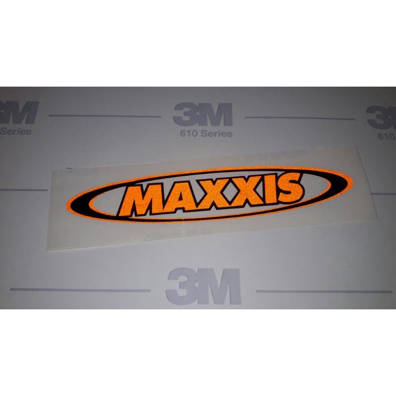 MAXXIS (ความยาว 21×4 ซม.) สะท้อนแสง 3M สติ๊กเกอร์แต่งรถ สติ๊กเกอร์ติดรถยนต์