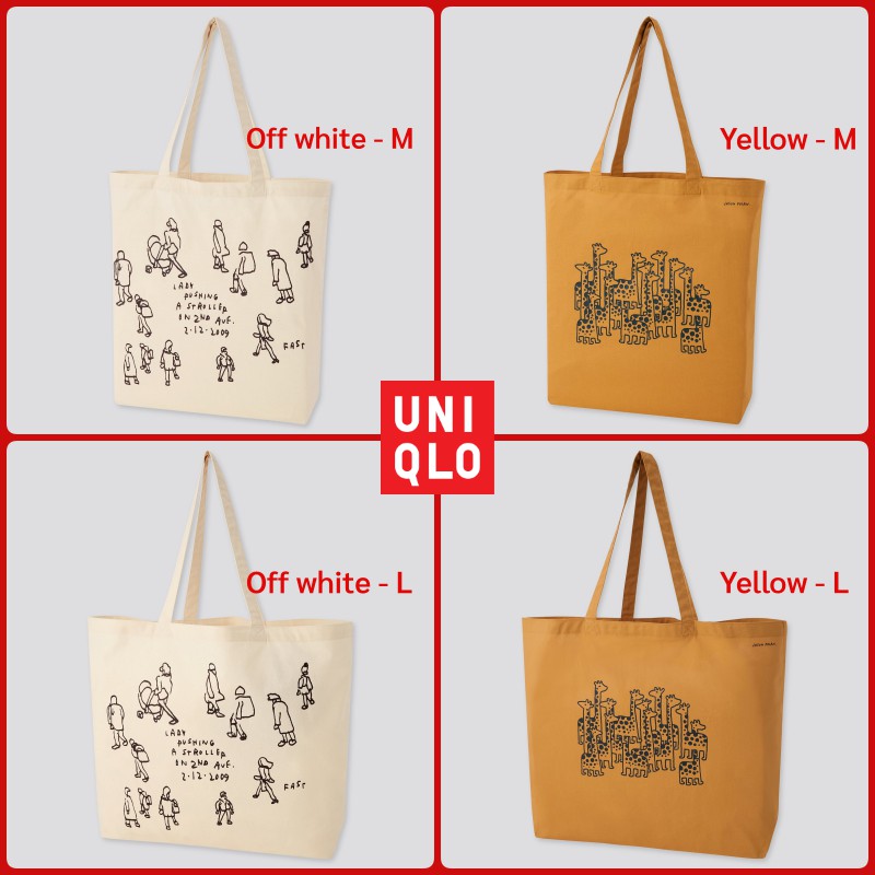 Uniqlo x Jason Polan กระเป๋าผ้ายูนิโคล่ ECO Bag (Uniqlo ถุงผ้ารักษ์โลก)