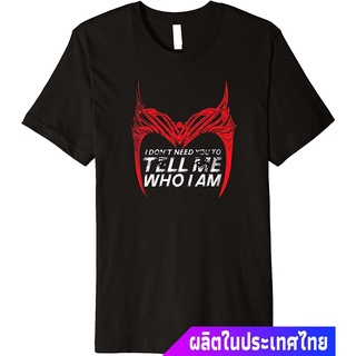 ผู้ชายและผู้หญิง Marvel WandaVision Scarlet Witch Quote Premium T-Shirt discount กางเกงขาสั้นS-5XL