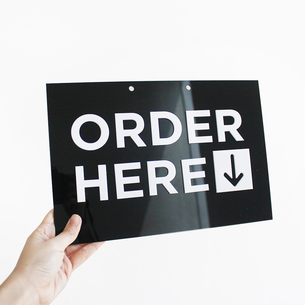 ป้าย ACRYLIC ORDER HERE | ป้าย RAISED