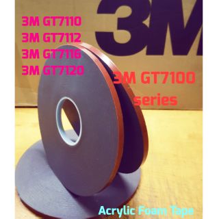 3M GT7100 series "3M GT 7110, 7112, 7116, 7120" กาวอะคริลิกสีเทา ประสิทธิภาพสูง แข็งแรงในร่มและกลางแจ้ง กันน้ำ VHB Tape