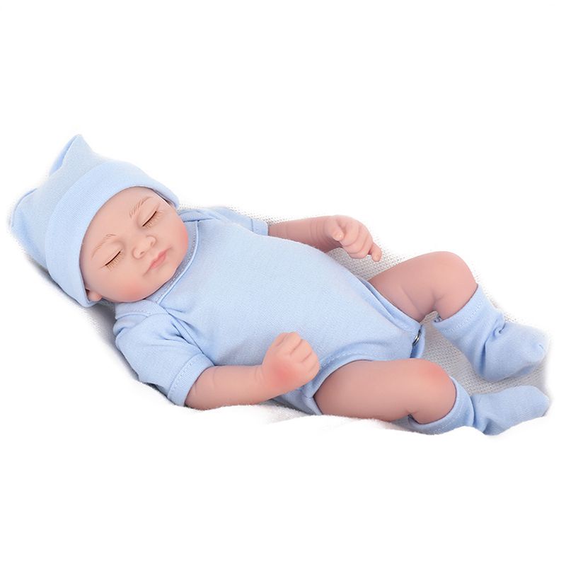 ตุ๊กตาเด็กทารกแรกเกิด ซิลิโคนไวนิล แฮนด์เมด 10 นิ้ว