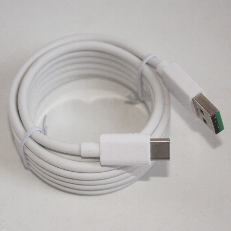 Original OPPO 2m 6.5ft VOOC USB Type-C Data Cable Charger For OPPO R17 R17 Pro Find X﹠