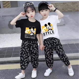 👧👦 เสื้อยืด cute cute สมวัยสดใสใส่สบายมาก ราคาถูกสุด💲 สำหรับเด็กชาย-เด็กหญิง ⚡ H-257