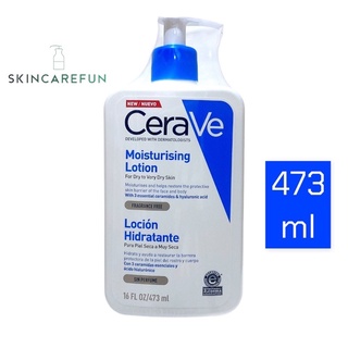 Cerave Lotion เซราวี มอยเจอร์ไรซิ่ง โลชั่น 473 ml.เซราวีโลชั่นบำรุงผิวหน้าและผิวกาย