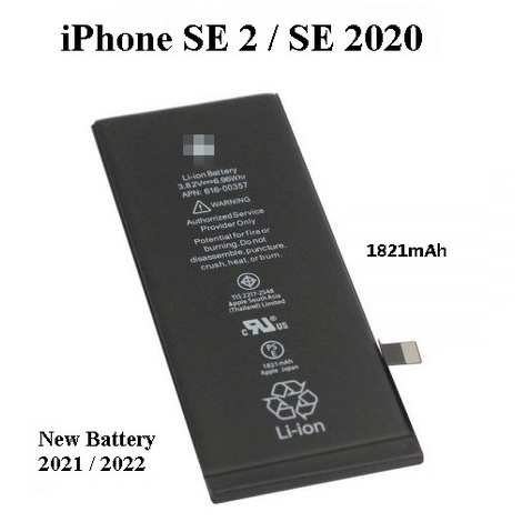 IPhon SE 2 ( 2020 ) แบตเตอรี่ภายในสําหรับซ่อม @ 1821mAh iPhon5 SE2 iPhonSE 2020 A2275 A2296 A2298 A2