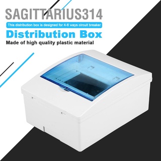 Sagittarius314 กล่องพลาสติก ป้องกันวงจรเบรกเกอร์ 4-6 ทาง 1 ชิ้น