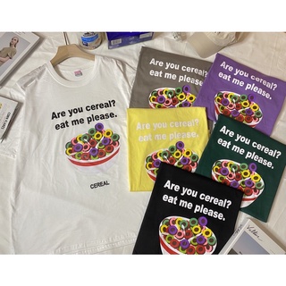 เสื้อOVERSIZEลายCEREALมี6สี