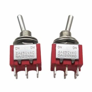 Toggle Switch สวิตซ์ MTS-202 สวิตซ์โยก 6 ขา 2 ทาง 2A 250V ของแท้ คุณภาพสูง