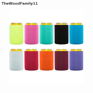 The family ที่เก็บความเย็นกระป๋องเบียร์ ขวดน้ํา โซดา แบบนิ่ม ใช้ซ้ําได้ 6 ชิ้น