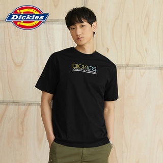 【พร้อมส่ง】เสื้อยืดผ้าฝ้าย พิมพ์ลายโลโก้ Dickies สไตล์คลาสสิก เหมาะกับฤดูร้อน สําหรับผู้ชาย 010275