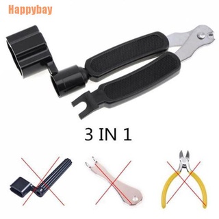 (Happybay) เครื่องมือตัดสายกีตาร์ 3 In 1 พร้อมตัวดึงหมุด สําหรับ Jomandolin Flat