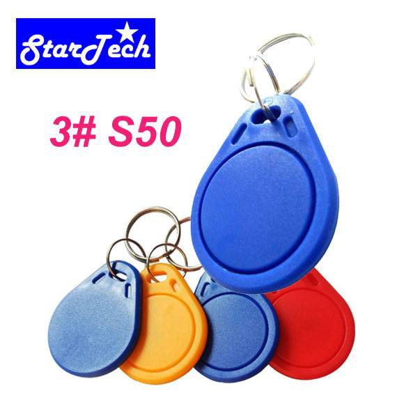 3 # IC keychain card IC card access card elevator card 13.56MHz S50 shaped card