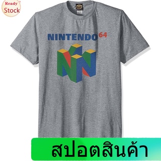 เสื้อยืดแขนสั้น Nintendo Mens N64 Logo Short Sleeve T-Shirt Mens Womens T-shirts