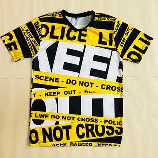 เสื้อยืด Keep Out ลายใหม่สุดเท่ผ้าโพลีเอสเตอร์ใส่สบายไม่ร้อน