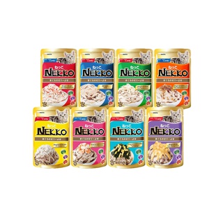 Nekko (เน็กโกะ) อาหารเปียกแมว อาหารเปียกชนิดซอง 70g (ซื้อต่ำกว่า100ไม่ส่ง)