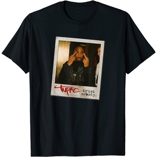 เสื้อยืด พิมพ์ลาย Tupac Trust Nobody สําหรับผู้ใหญ่Size S-5XL