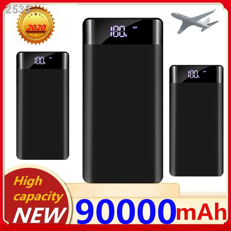 Batterie Externe 90000mAh Power Bank PD 30W QC 3.0 - Charge Rapide Écran Numérique - Chargeur Portable Grande Capacité