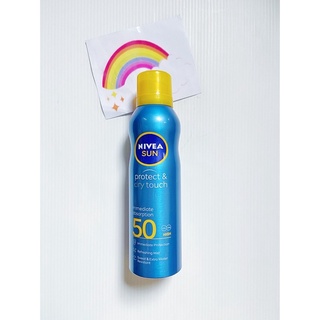 ของแท้ 💯 Nivea Sun Spray Protect &amp; Dry Touch Immediate SPF50 200ml นีเวีย ครีมกันแดด สูตรกันน้ำ ไม่ทำร้ายปะการัง