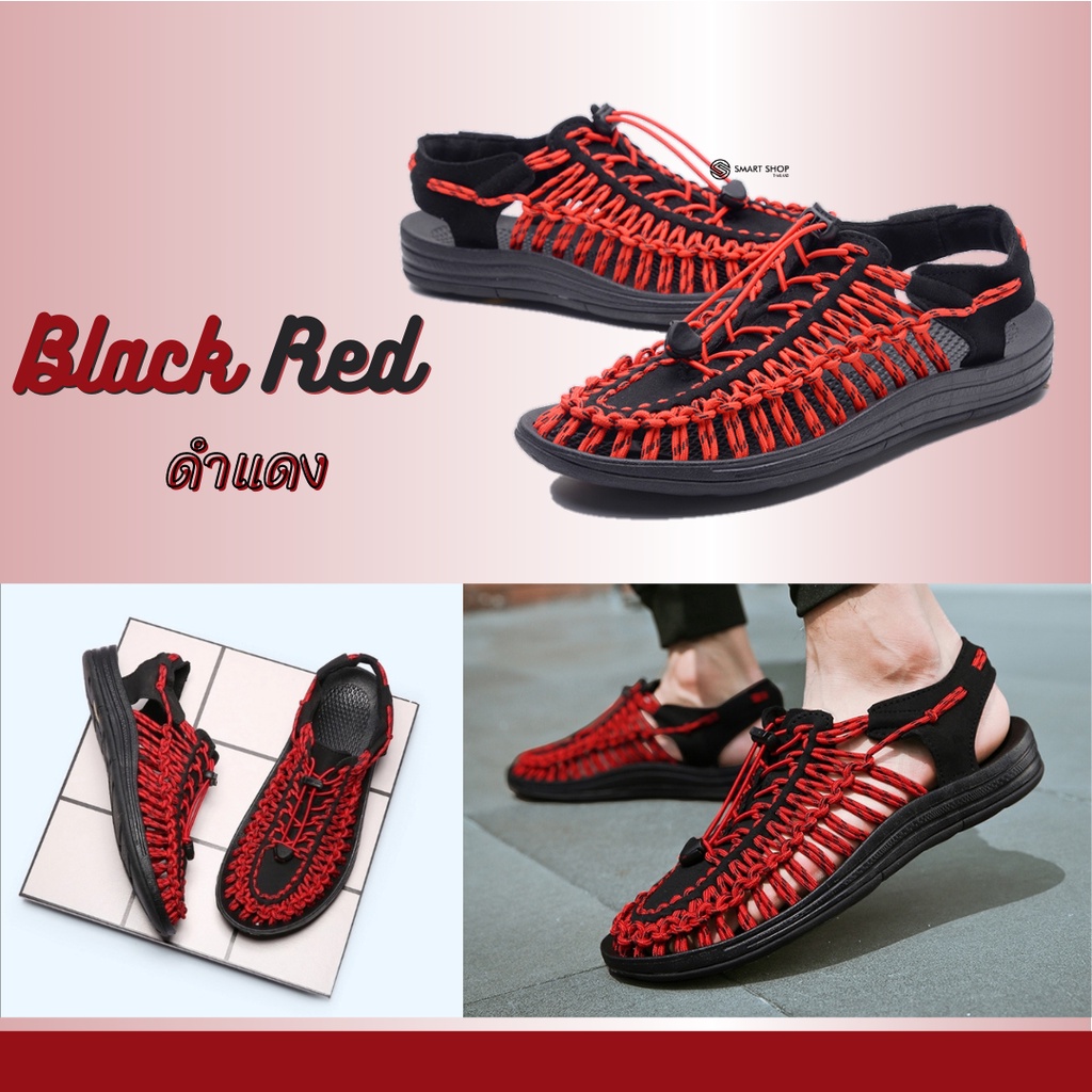 [ส่งไวสุด1-2 วันรับสินค้าเลย] รองเท้ารัดส้น ถักเชือก SANDAL ยอดฮิต รองเท้าแคมป์ ชายและหญิง