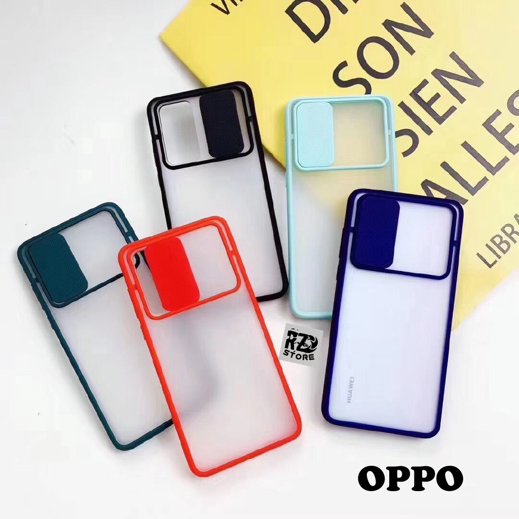 เคสกล้องสไลด์ OPPO A52 A72 A92 HARD CASE