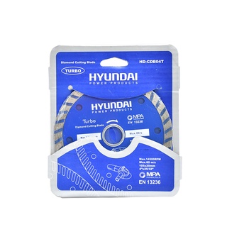 HYUNDAI ใบตัดคอนกรีต ใบตัด TURBO 4" HD-PT-CDB04T