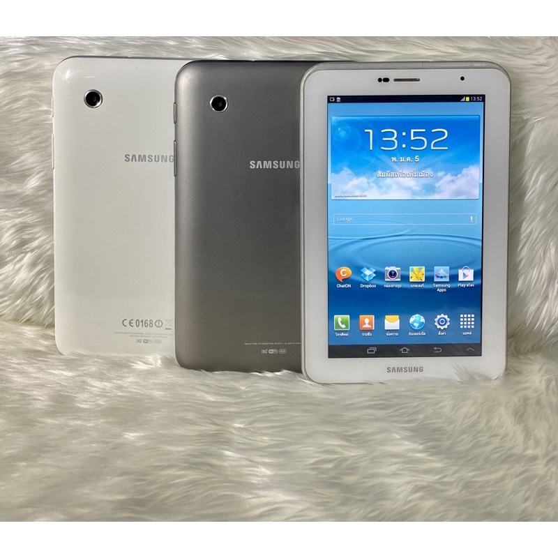Samsung Galaxy Tab 2 7.0แท็บเล็ตมือสองพร้อมใช้งาน(ตำหนิไม่มีฝาปิดซิมและเล่นได้เฉพาะเกม)ฟรีสายชาร์จ