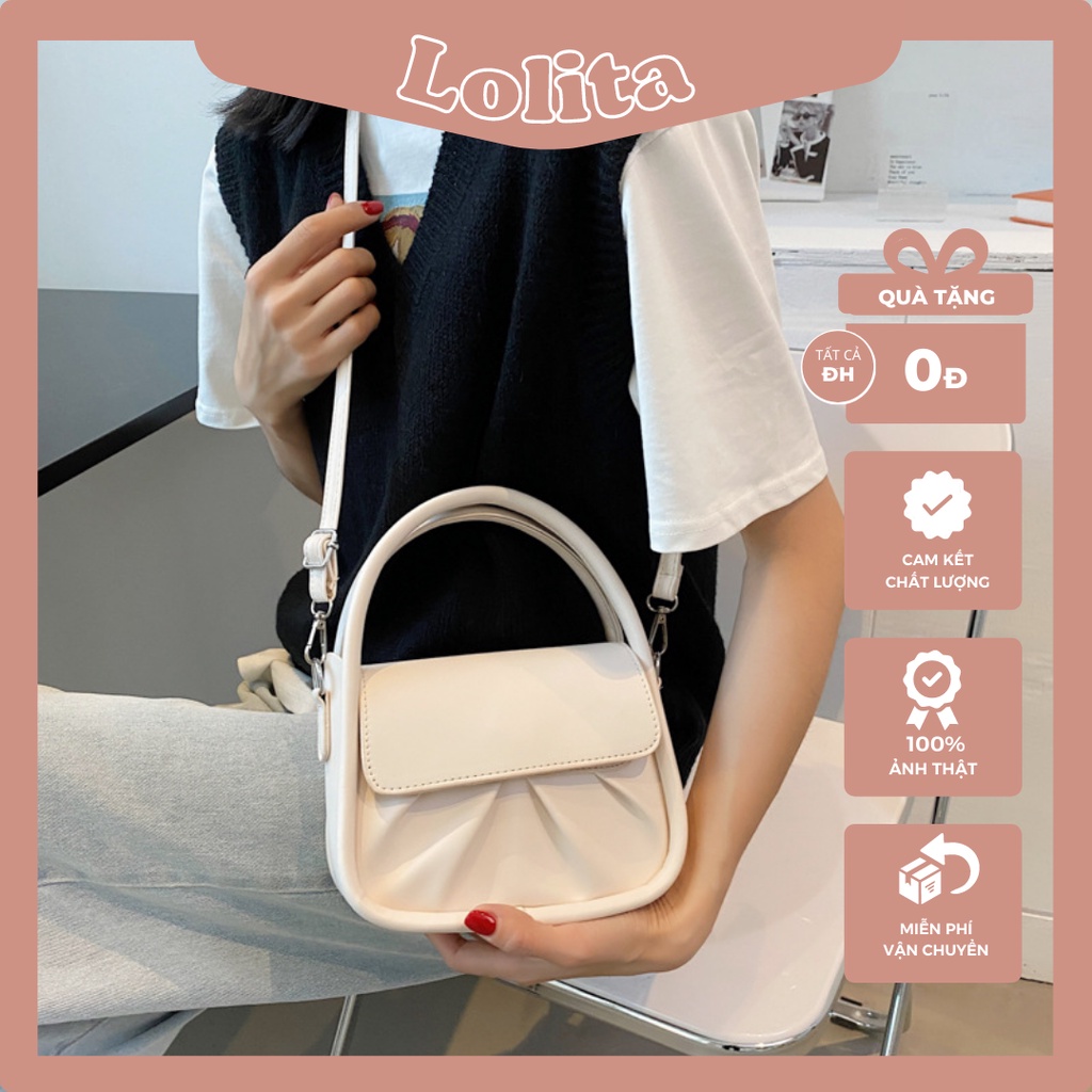 MOLITA กระเป๋าสะพายข้างหนัง pu สําหรับผู้หญิง