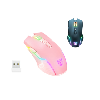 Onikuma CW905 เมาส์เกมมิ่งไร้สาย 2.4G ปรับได้ 5 เกียร์ DPI RGB